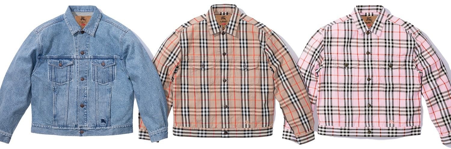 Supreme®/Burberry® Denim Trucker Jacket view 10